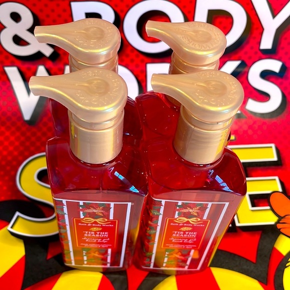 4 Set ❤️‍🩹 Bath & Body Works Tis The Season Hand Soap Limited Edition 8 … - Picture 4 of 10